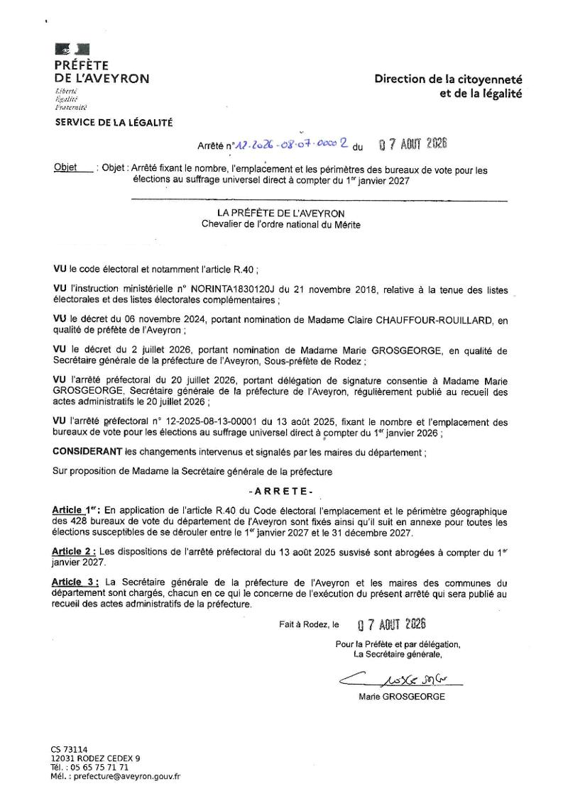 Arrêté n°12-2026-08-07-00002